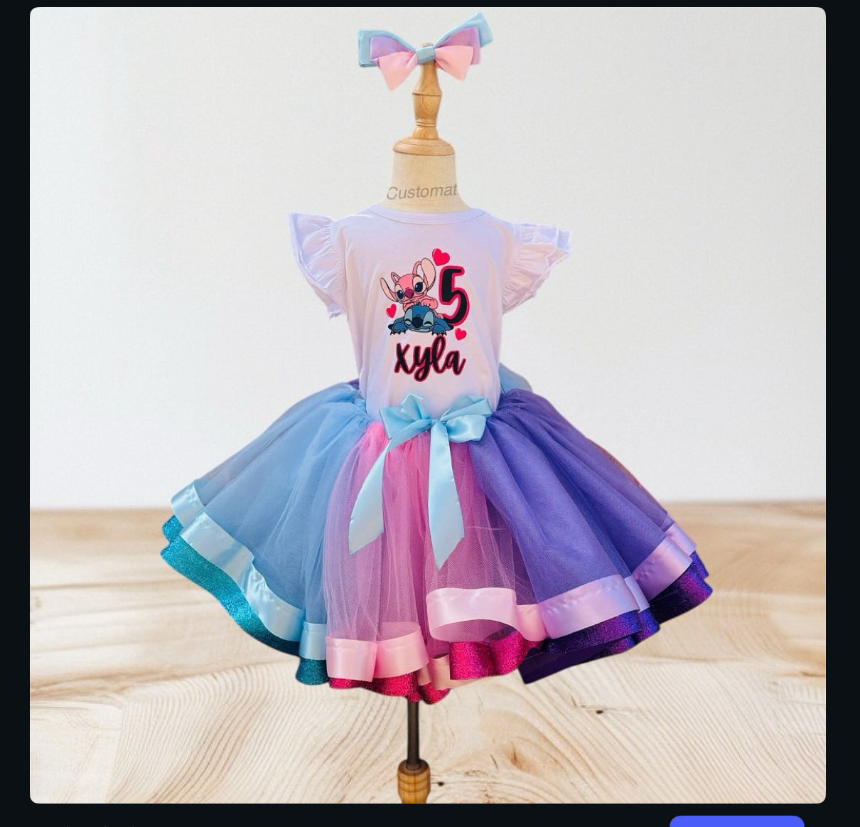 Angel&Stitch Ribbon Tutu